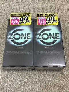 コンドーム ZONEゾーン 6個2箱 匿名