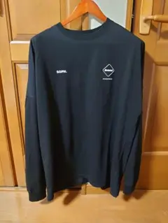 22SS FCRB L/S BIG LOGO TEAM BAGGY TEE