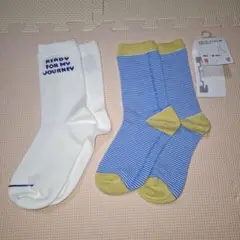 UNIQLO 　ユニクロ　キッズ靴下 2足セット 20-24cm