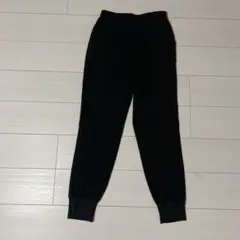 GU ブラック ジョガーパンツ ウエストゴム スリット