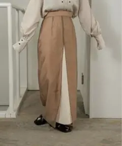 lawgy sheer layered slit skirt