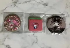 サンリオ マイメロディ 刺繍缶バッジ サーティワン 100均 缶バッジ 3点