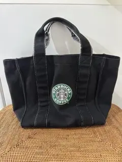 スターバックス 10周年記念キャンバストートバッグ ブラック