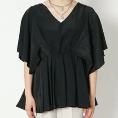 GORGE⭐︎ ウエスト絞りドルマンブラウス　Mサイズ　黒