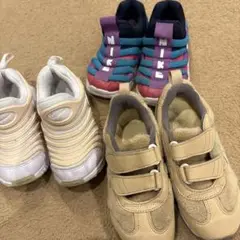 NIKE アシックス　17cm 17.5cm 18cm キッズシューズ セット