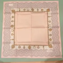 GIVENCHY ピンク シルクハンカチ