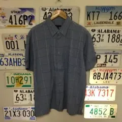USA古着 VANHEUSEN 半袖シャツ サイズXL