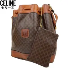 ✨良品 CELINE セリーヌ ショルダーバッグ マカダム ポーチ付き PVC