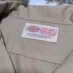USA製 90s 古着 ディッキーズ Dickies 長袖 ワークシャツ メンズ
