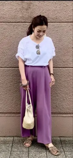 シンプリシテェ　ワイドパンツ