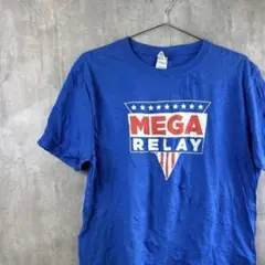 GILDANアメリカレトロポップTシャツ/オーバーサイズ/ビッグプリント