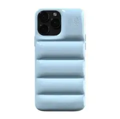 【最安値！！】iPhone15pro　ケース　ダウンジャケット ライトブルー01