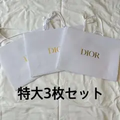 Dior ディオール ショップ袋　ショッパーセット　特大サイズ　3枚セット