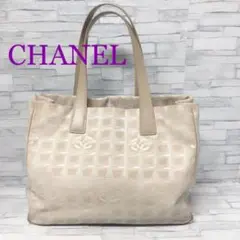 11 CHANEL シャネル ニュートラベルライン トートバッグ ベージュ
