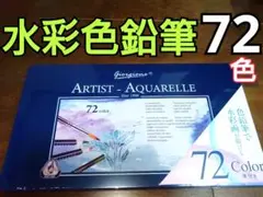 新品 水彩色鉛筆 72色 色鉛筆 水彩画 カラーペン クレヨン クレパス ぬり絵