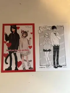 スタジオカバナ 特典 漫画特典 ポストカード ポスカ バレンタイン 少女漫画