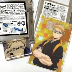 ハイキュー 月島蛍 オーロラアートコレクション ミニアクリルブロック