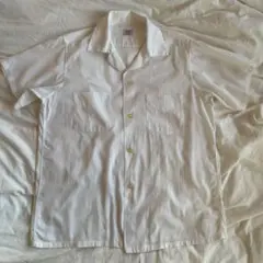 40s 50s vintage BRISTOL製Akiha shirt M 白