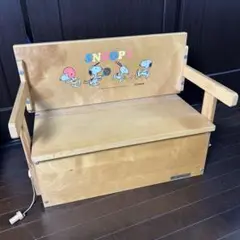 昭和レトロ⭐︎スヌーピベンチチェア・収納付き。デスクに変身⭐︎良品