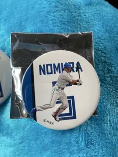 日本ハムファイターズ　野村選手 5番 円形バッジ