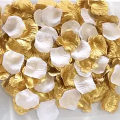フラワーシャワー❁⃘*.゜ゴールド½ホワイト½❁⃘*.゜1000枚