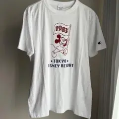 東京ディズニーリゾート　チャンピオン　コラボTシャツ　Mサイズ　未使用品
