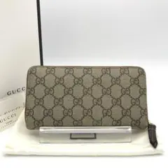 正規品 美品 グッチ財布 グッチ長財布 グッチGGスプリーム グッチレザー
