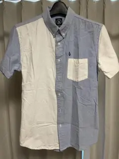 Volcom 半袖シャツ M コットン100% 2トーン