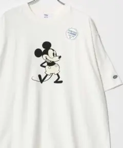 2025SS Disney×DISCUSヴィンテージ レトロプリント 半袖
