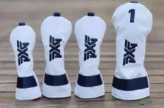 【即発送】PXG ヘッドカバー 白　4個