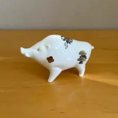 ノリタケ　Noritake 　猪　亥　陶磁器　置物　フィギュリン ノリタケ Noritake 猪 亥 陶磁器 置物 フィギュリン 美術品