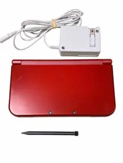 液晶美品 充電器付き New Nintendo 3DS LL メタリックレッド