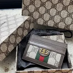 GUCCI バレンシアガ コラボ カードケース メンズ レディース ブランド