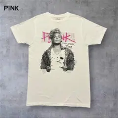 【1301】P!NKピンク2018WORLDTOURTシャツ半袖白ホワイトM