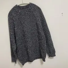 ナノユニバース コットンバルキーモックネックニット