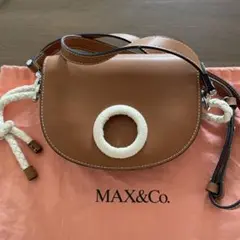 定価80%引き　MAX&Co. ブラウンショルダーバッグ