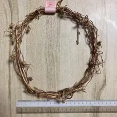 ナチュラルドライフラワーリース 直径約20cm C