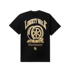 リバティウォーク　金色プリントTシャツ size L