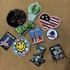 刺繍ワッペンセット 多彩なデザイン