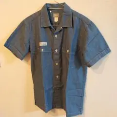 DELUXE デニムショートスリーブシャツ MEDIUM 38