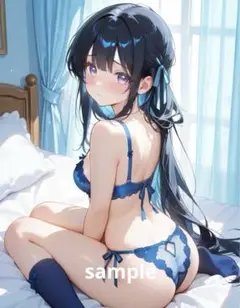 AIイラスト　美女 L版サイズ 1点物 D29
