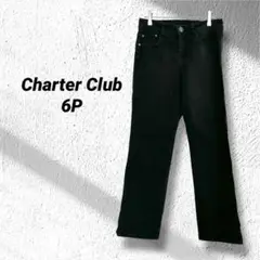 Charter Club ブラックデニムパンツ　6P