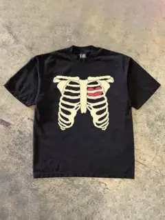 【即日発送】　骸骨Tシャツ　opium Y2K