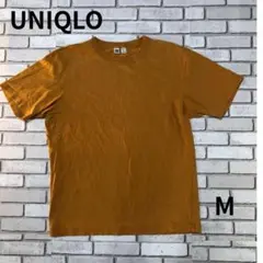 Uniqlo U マスタード Tシャツ Mサイズ 無地