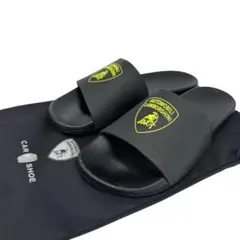 美品・希少 lamborghini ランボルギーニ ラバーサンダル 黒
