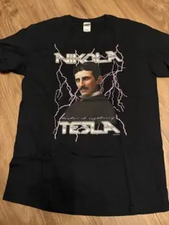 ニコラ・テスラ Tシャツ Mサイズ 黒