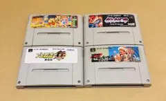 【スーパーファミコンソフト4本セット・任天堂・ファミコン】mha