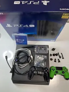 PS4 本体 Pro (CHU-7200BB01) 1TB SSD載替 スカフ