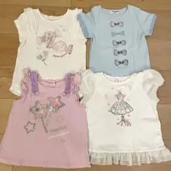 mezzo piano ３枚　pom ponette１枚　セット　120cm
