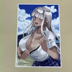 「田舎の黒ギャルJKと結婚しました ①イラストカード」